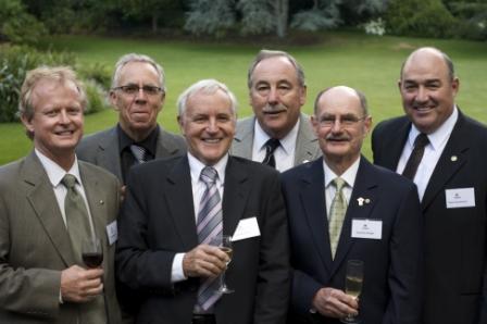 Lou Vandermeer (Half Moon Bay),Murray 'Mojo' O'Donnell (Mellons Bay), Geoff Bentham (Waitakere), Dave Shorter, Graeme Knight (Manukau), and Peter Drummond (Parnell)